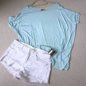 Cute light blue piko shirt